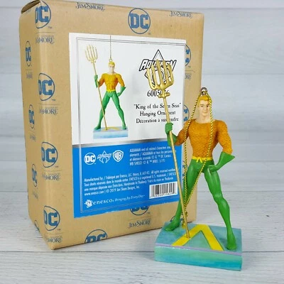 Jim Shore DC Comics Aquaman 4" Adorno Figura Rey de los Siete Mares 6005076 NUEVO Foto 1 de 4