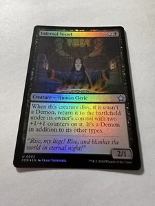 Infernal Vessel Foundations NM+ Foil - Picture 1 of 3