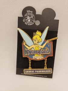 Disney Tinker Bell Annual Passholder 2006 Dangle Pin DLR Disneyland Resort - Picture 1 of 5
