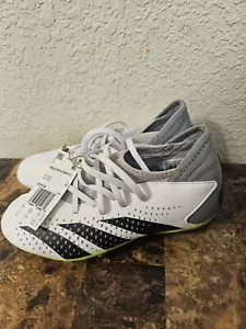 Adidas Predator Accuracy.3 Firm Ground White Soccer Cleats IE9504 Youth Size 3Y - Picture 1 of 4