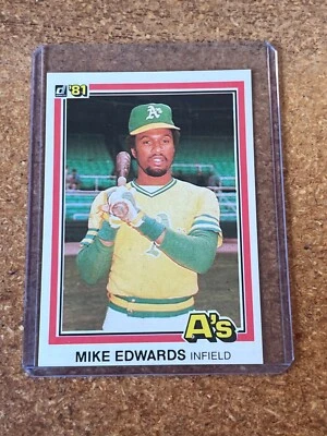 1981 Donruss Baseball # 497 Mike Edwards - Image 1 of 2