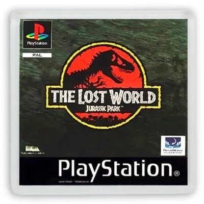 JURASSIC PARK THE LOST WORLD PLAYSTATION PSX PS1 FRIDGE MAGNET IMAN NEVERA