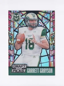 2015 Panini Prizm Draft Picks Stained Glass #70 Garrett Grayson Colorado State - Picture 1 of 2