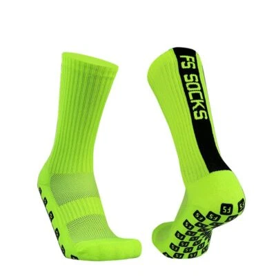 Men Women Sport Socks Professional Cycling Running Sock Breathable High Knee Us - Image 1 of 4