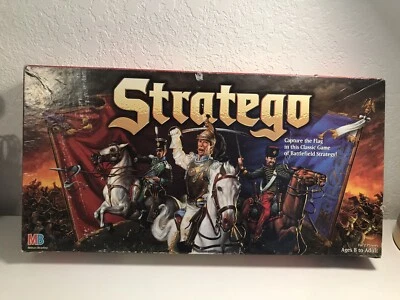VTG Hasbro Stratego Board Game 1999 Capture The Flag Battlefield Pieces - Image 1 of 4