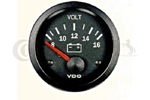 VDO Voltmeter GAUGE 8-16V 52mm 12V STB 332-010-003K - Picture 1 of 1