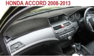 BLACK  DASH MAT, DASHMAT, DASHBOARD COVER FIT HONDA ACCORD 2008 - 2012 - Picture 1 of 7
