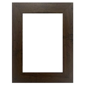 US ART Frames 1.25" Flat Distressed Mahogany MDF Wall Decor Picture Poster Frame - Picture 1 of 9