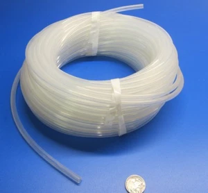 EVA Tubing, Clear, 1/4" OD x .170 ID x .040" Wall x 100 Feet Length - Picture 1 of 16