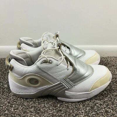 Reebok Allen Iverson Answer V 5 Blanco Plata DV6959 Pregunta Gris Talla 10 EE. UU. Foto 1 de 4