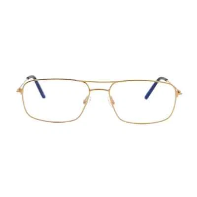 Marco óptico de aviador de metal dorado rosa 028 Tom Ford TF5582-B 57-16-145 Foto 1 de 4