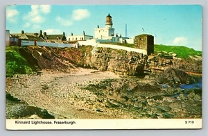 Postcard Kinnaird Lighthouse Fraserburgh Chrome Vintage UNP - Picture 1 of 2