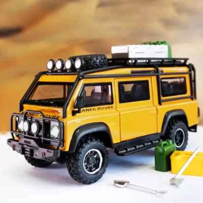 1:32 Scale Land Rover Defender Alloy Car Model Diecast Toy Vehicle Sound Light - Image 1 of 4