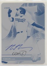 2020 Bowman's Best of Printing Plate Cyan 1/1 Max Muncy #B20-MM Auto 0f6a