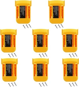 8 Pack Battery Holder for Dewalt 20V 60v Battery and Milwaukee M18 18V Batter... - Picture 1 of 3