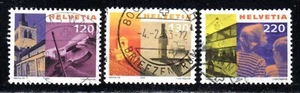 2000 Switzerland SC# 1076-1078 - Church of St.Saphorin - Used - Picture 1 of 2