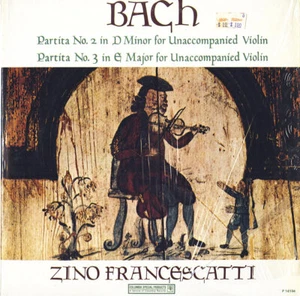 BACH Violin Solo Partitas 2 & 3 ZINO FRANCESCATTI Columbia P-14194 LP NM 1950/2 - Picture 1 of 3