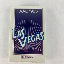 VTG 1985 AAD Las Vegas Playing Card Syntex Brand