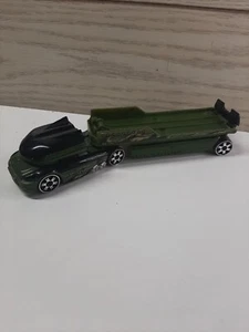 Hot Wheels Car Transporter Race Truck Truckin Hauler in Camo 2002 - Picture 1 of 8