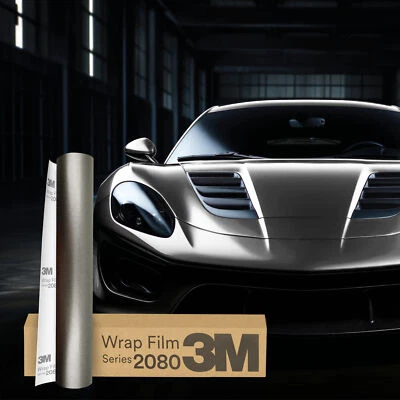 3M Wrap Film Series 2080 Car Wrapping Folie 30x152cm S261 Satin Dark Grey - Bild 1 von 4
