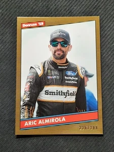 2019 Donruss Gold #115 Aric Almirola 226/229 - Picture 1 of 9