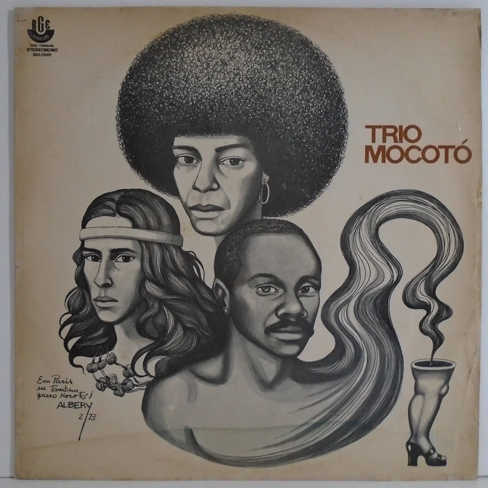 TRIO MOCOTO SAME BRAZIL 1973 FIRST PRESS LP SAMBA SOUL FUNK BREAKS RGE 303020 - Image 1 of 4