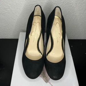 Jessica Simpson ‘Meave’ Platform Pump- Black Suede - Picture 1 of 8