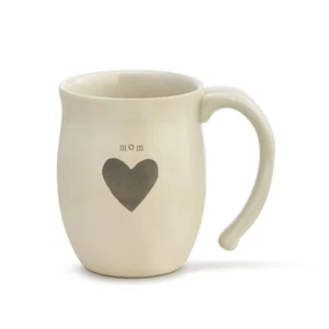 Tazza da caffè in gres ceramica 16 once ispirazione crema cuore mamma - Foto 1 di 1
