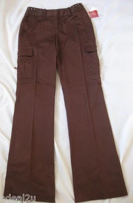 SAKS 5TH AVENUE S5A 棕色裤子 W-27 码全新带标签 192 美元 — 第 1/4 张图片