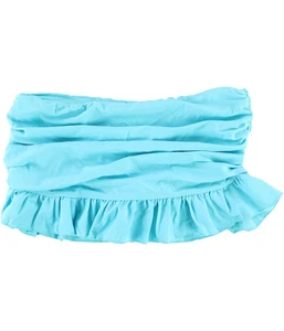 Island Escape Womens Ruffled Skirtini Skirt Swim Bottom, aqua, 8 - Picture 1 of 1