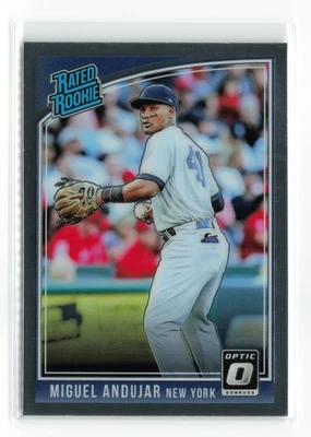 MIGUEL ANDUJAR #31 RC 2018 PANINI OPTIC ROOKIE - Image 1 of 2