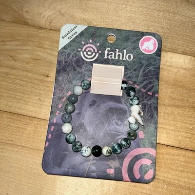 Pulseiras de rastreamento Fahlo verde floresta tropical gorila novas fechadas - Imagem 1 de 4