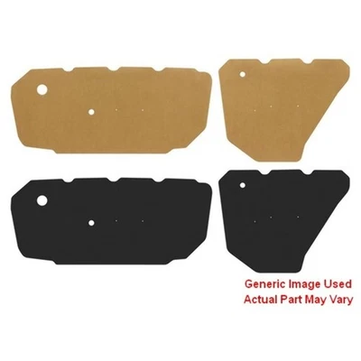 Дверные и ?_ водяные щитки для 1968-77 Volkswagen Beetle Dasher седан майлар с бутилом - Изображение 1 из 4