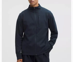 Men’s Lululemon Sojourn Full Zip Coat Track Jacket Performance True Navy XL $148 - Picture 1 of 9