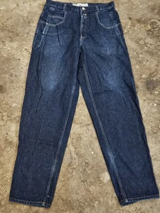 34x34 Vintage Guess Jeans Men's Pascal Loose Fit Tapered Leg Blue - Picture 1 of 8