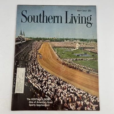 Second Issue Year of SOUTHERN LIVING MAGAZINE May 1967 VINTAGE Kentucky Derby Foto 1 de 4
