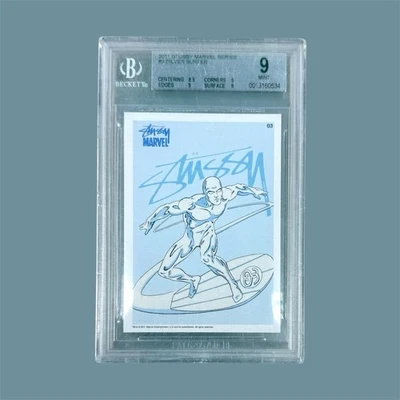 2011 Stussy Marvel | Silver Surfer  | Series 1 | #3 | BGS 9 - Image 1 of 2