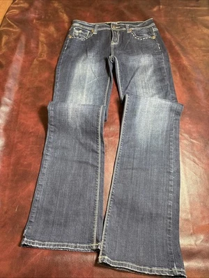 Cowgirl Up, ladies Jeans, Play in The Dirt Size 10 ( waist 31” 36” Inseam) - Image 1 of 4