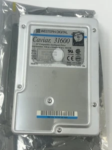 VINTAGE WESTERN DIGITAL CAVIAR 31600 1.6GB IDE Hard Drive  - Picture 1 of 3