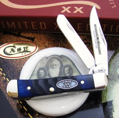 Cuchillo Case XX Tiny Trapper 2025 Gator Jig Ocean Blue Limited XX 38 SIN USAR, EN CAJA AAA+ SIN RESERVA Foto 1 de 3