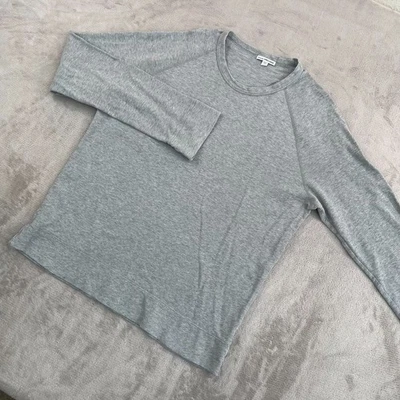 Sudadera James Perse Vintage French Terry Hombres Mediana 2 Gris Brezo EE. UU. $175 Foto 1 de 4