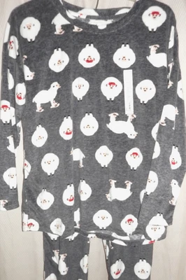 Sonoma  2pc Super Soft Poly Pajama/lounge Set Sz. XXL Dark Gray/White Sheep NWT - Image 1 of 4