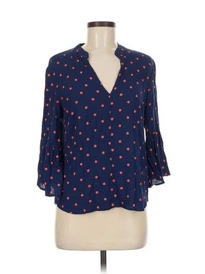 Splendid Women Blue 3/4 Sleeve Blouse M - Image 1 of 4