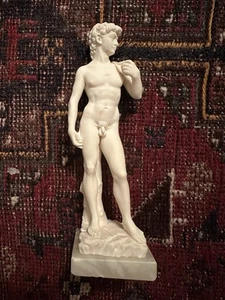 Michelangelo's David Sculpture by G (Gino) RUGGERI - Vtg Classical Reproduction - Picture 1 of 5