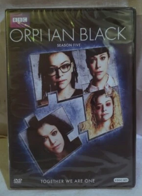 Orphan Black Season Five DVD 3-Disc Set BBC Sci Fi Series Tatiana Maslany NEW! - Image 1 of 2