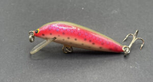 Vintage Bagley’s Bang -O Lure In Rainbow Trout And All Brass Hardware