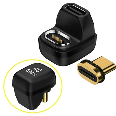 U-shape 40Gdps USB Type C USB OTG Charger Charging Adapter Converter Data Sync - Image 1 of 4