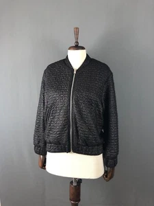 IRO Women's Full Zip Jacket Size 36 Brown Polyester Patterned - Picture 1 of 13