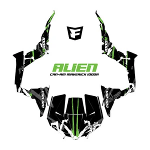 ALIEN Racing Graphics Decal Kit fits 13-16 Can-Am Maverick 1000R XDS Turbo - Picture 1 of 6