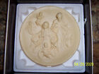 1987 STUDIO DANTE 1st Series Gifts of Joy to the World Alabaster Italy 3D Plate 
